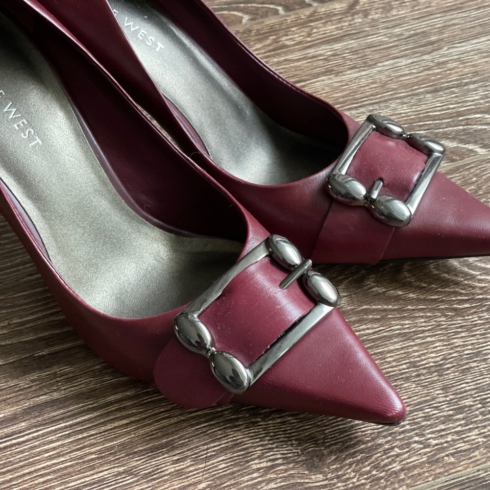 Nine West Burgundy Pumps
